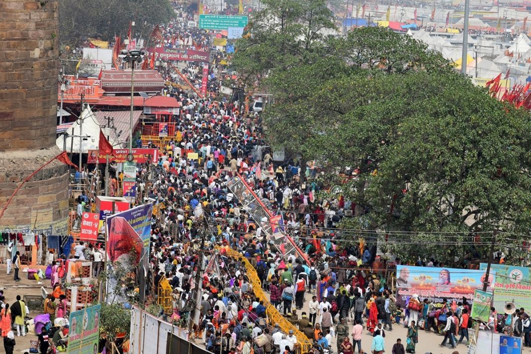 Kumbh Mela visitors